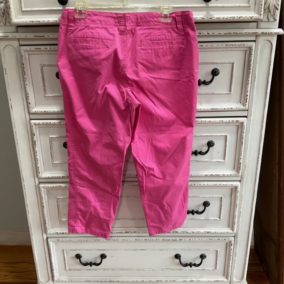 Women’s crown & ivy capris size 10p pink - Picture 2 of 3